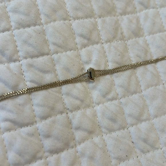 Kendra Scott Silver Adjustable Necklace with opalescent stone - Picture 4 of 7